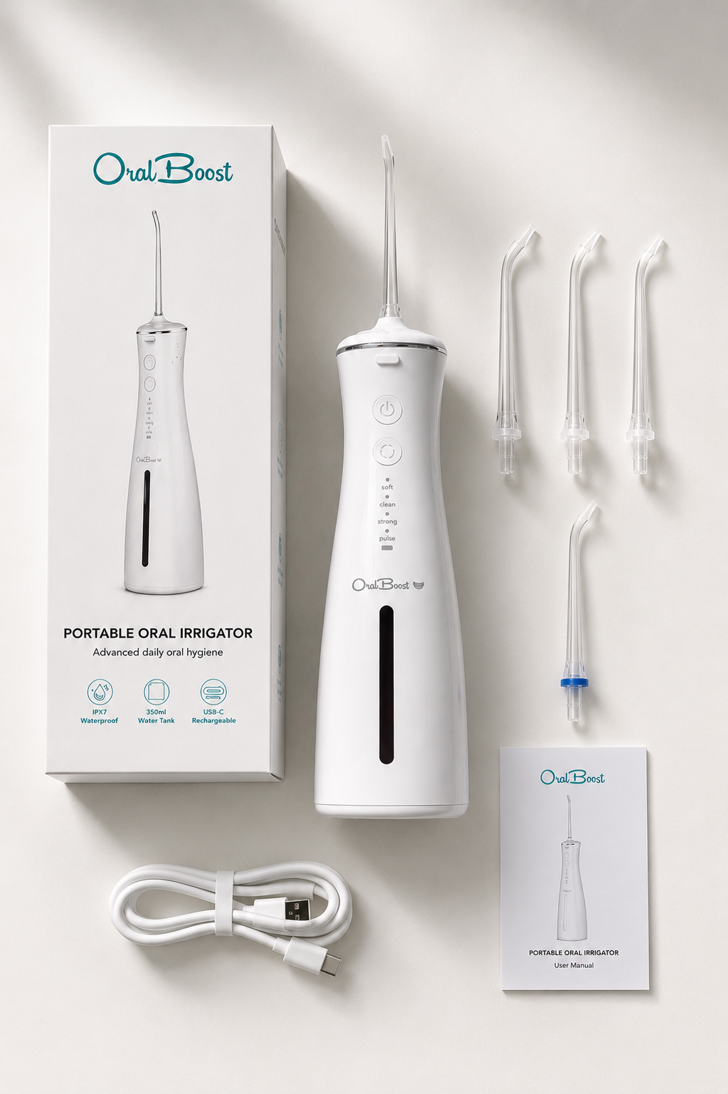 OralBoost Water Flosser | Irrigador Bucal Profesional